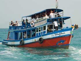 Bang Bao Boat Wooden Boat for transfers between Koh Chang, Koh Kood, Koh Mak and Koh Wai