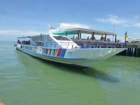 Koh Kood Express for transfers between Koh Kood, Laem Sok and Trat